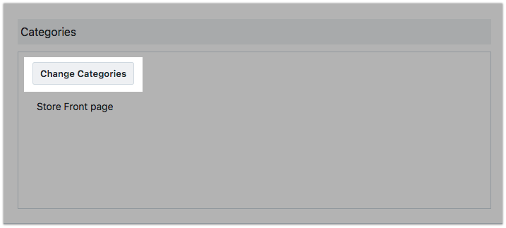 Change categories