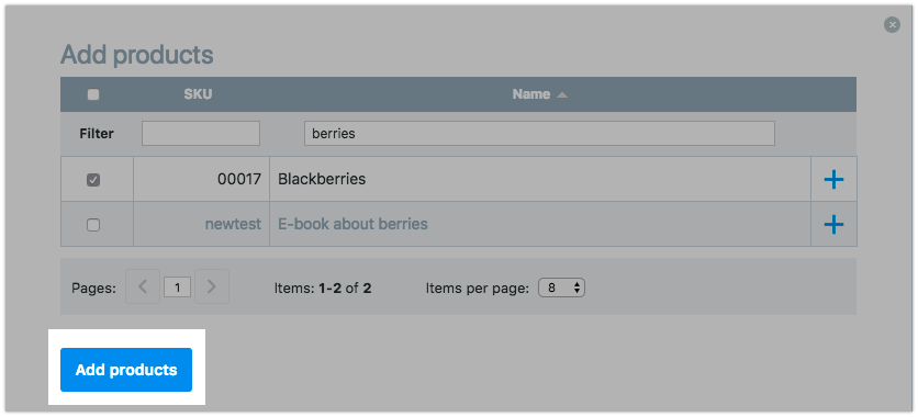 Assign products to category
