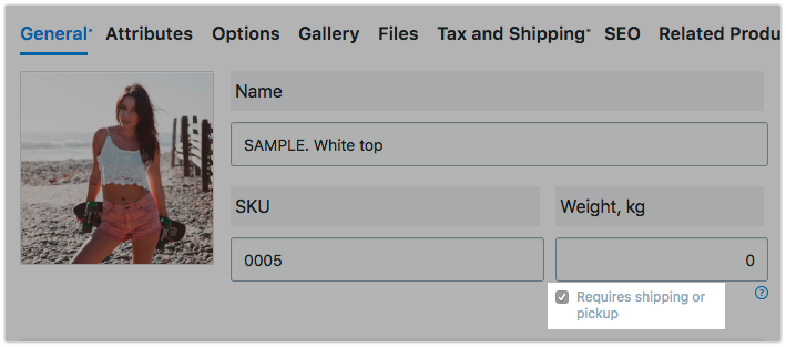 Requires shipping
